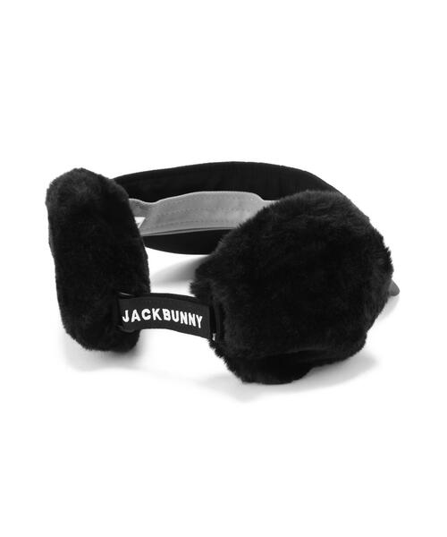 Jack Bunny!!(ジャックバニー)の「【Jack Bunny!!】ファー耳当て付きバイザー (UNISEX)(サンバイザー・レディース・ブラック/ホワイト/グリーン・FREE)」の5枚目の写真