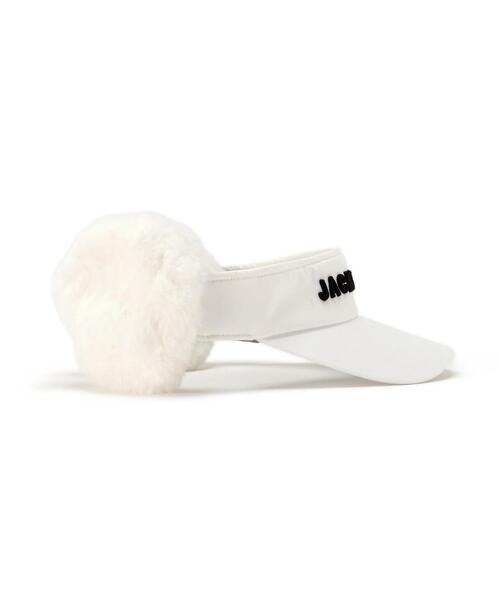 Jack Bunny!!(ジャックバニー)の「【Jack Bunny!!】ファー耳当て付きバイザー (UNISEX)(サンバイザー・レディース・ブラック/ホワイト/グリーン・FREE)」の19枚目の写真