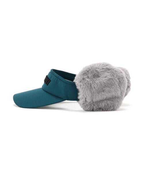 Jack Bunny!!(ジャックバニー)の「【Jack Bunny!!】ファー耳当て付きバイザー (UNISEX)(サンバイザー・レディース・ブラック/ホワイト/グリーン・FREE)」の22枚目の写真