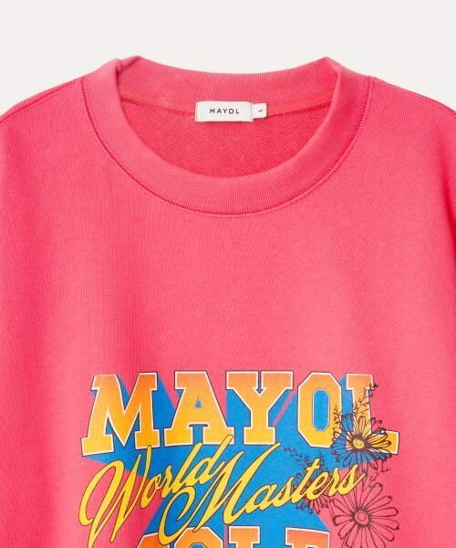 MAYOL(マイヨール)の「デジタルプリント配色スウェットシャツ_ピンク(スウェット・メンズ・その他・LARGE/X-LARGE)」の2枚目の写真