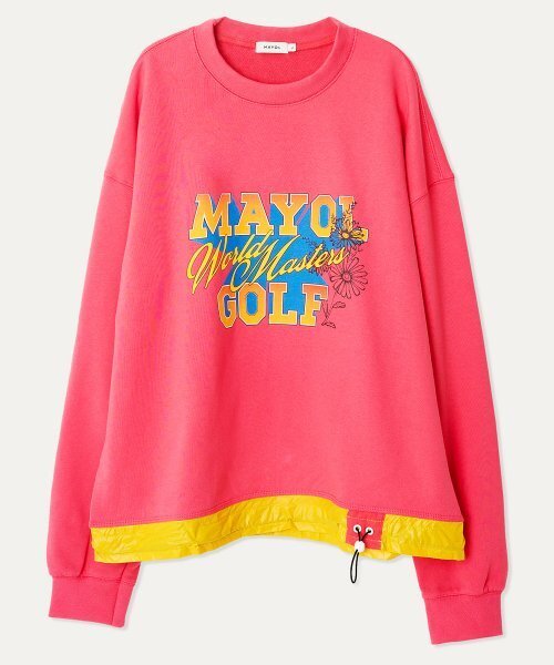 MAYOL(マイヨール)の「デジタルプリント配色スウェットシャツ_ピンク(スウェット・メンズ・その他・LARGE/X-LARGE)」の3枚目の写真