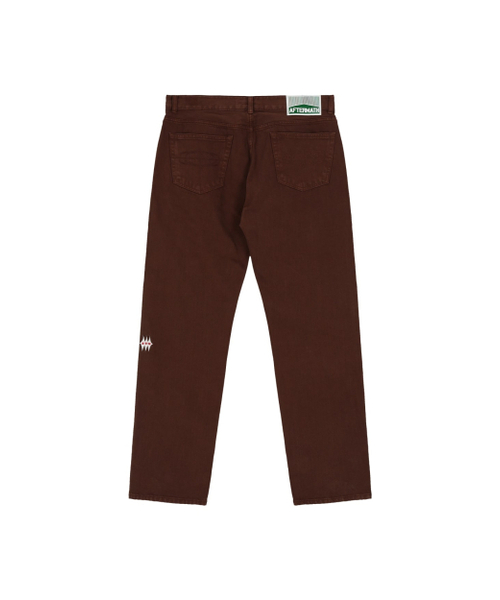 AFTERMATH(アフターマス)の「DENIM PANTS (BROWN)(その他パンツ・レディース・ブラウン・LARGE/X-LARGE/MEDIUM)」の2枚目の写真