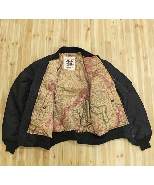 AVIREX(アヴィレックス)の「MA-1 SIGNATURE BIG LOGO(MA-1・メンズ・セージグリーン/ブラック・XXL/XL/L/M)」の17枚目の写真