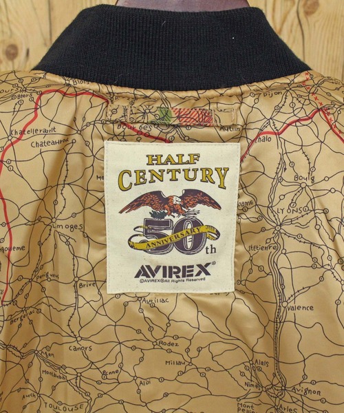 AVIREX(アヴィレックス)の「MA-1 SIGNATURE BIG LOGO(MA-1・メンズ・セージグリーン/ブラック・XXL/XL/L/M)」の20枚目の写真