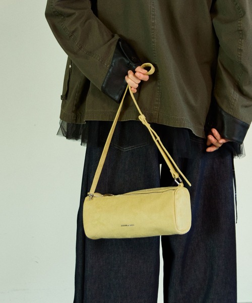 MAISON SPECIAL（メゾンスペシャル）の「Narrow Double Zip Boston/ナローダブルジップボストン（ボストンバッグ・レディース・ライトイエロー/ブラック・FREE）」の2枚目の写真