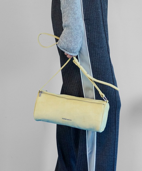 MAISON SPECIAL（メゾンスペシャル）の「Narrow Double Zip Boston/ナローダブルジップボストン（ボストンバッグ・レディース・ライトイエロー/ブラック・FREE）」の12枚目の写真