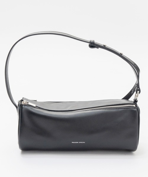 MAISON SPECIAL（メゾンスペシャル）の「Narrow Double Zip Boston/ナローダブルジップボストン（ボストンバッグ・レディース・ライトイエロー/ブラック・FREE）」の16枚目の写真