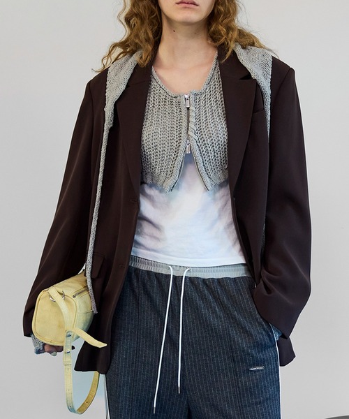 MAISON SPECIAL（メゾンスペシャル）の「Narrow Double Zip Boston/ナローダブルジップボストン（ボストンバッグ・レディース・ライトイエロー/ブラック・FREE）」の11枚目の写真