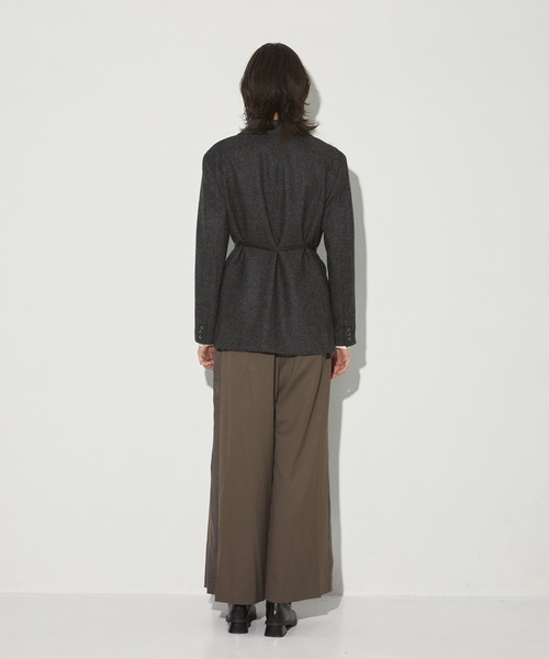 CITY TOKYO（シティトウキョウ）の「Tweed Single Jacket/ツイードシングルテーラードジャケット（テーラードジャケット・レディース・ベージュ/ブラック・FREE）」の15枚目の写真