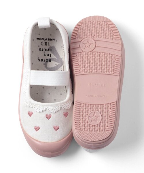 apres les cours（アプレレクール）の「バラエティ上履き（スリッポン・キッズ・サックスブルー/ピンク・17/16/19/15 /18）」の15枚目の写真