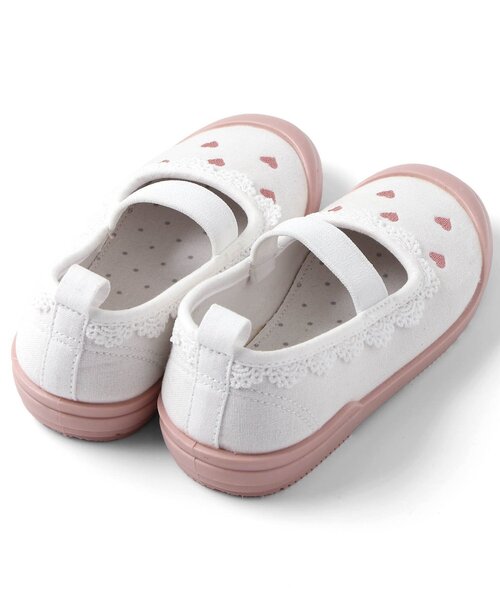 apres les cours（アプレレクール）の「バラエティ上履き（スリッポン・キッズ・サックスブルー/ピンク・17/16/19/15 /18）」の21枚目の写真