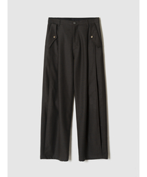 POKER FACE（ポーカーフェイス）の「TWO PLEATED FLAP PANTS OLIVE TREE（スウェットパンツ）」