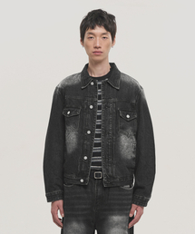 NOISE（ノイズ）の「フィルチウォッシュドデニムトラッカージャケット - デザートブラック（その他アウター）」
