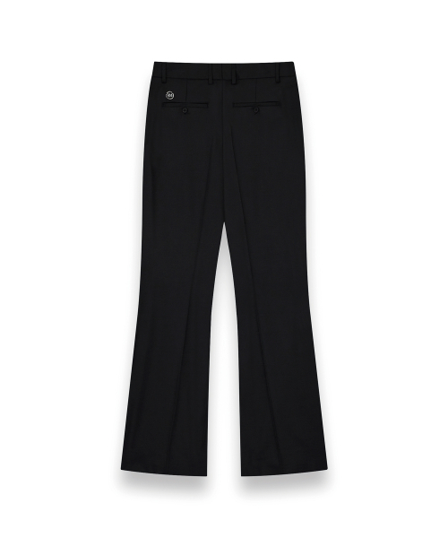 R-4(アールフォー)の「R-0048 / ELASTIC WOOL BOOTCUT TROUSERS(BLACK)(スラックス・メンズ・ブラック・MEDIUM/LARGE/X-LARGE)」の2枚目の写真