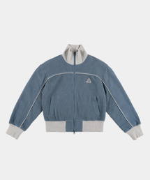 HEISAN（ハイサン）の「ワッフルトラックジップジャケットブルー（ナイロンジャケット）」