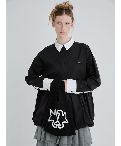 SORIN（ソリン　）の「SWAN Hand Stitch Tote Bag/スワンハンドステッチトートバッグ（トートバッグ・レディース・ライム/オフホワイト/ブラック・F）」の4枚目の写真