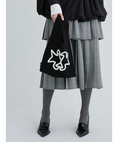 SORIN（ソリン　）の「SWAN Hand Stitch Tote Bag/スワンハンドステッチトートバッグ（トートバッグ・レディース・ライム/オフホワイト/ブラック・F）」の5枚目の写真