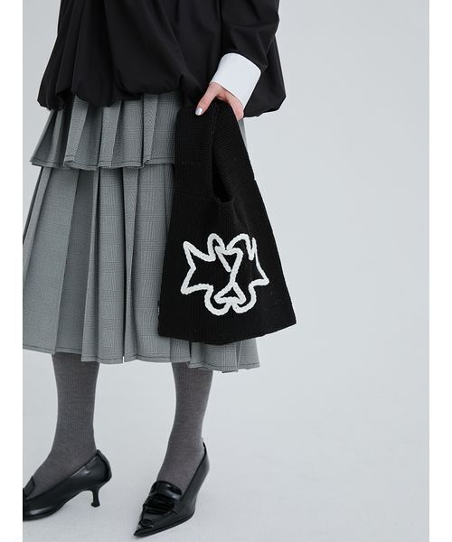 SORIN（ソリン　）の「SWAN Hand Stitch Tote Bag/スワンハンドステッチトートバッグ（トートバッグ・レディース・ライム/オフホワイト/ブラック・F）」の6枚目の写真