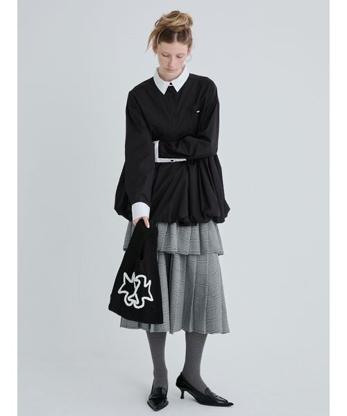 SORIN（ソリン　）の「SWAN Hand Stitch Tote Bag/スワンハンドステッチトートバッグ（トートバッグ・レディース・ライム/オフホワイト/ブラック・F）」の8枚目の写真