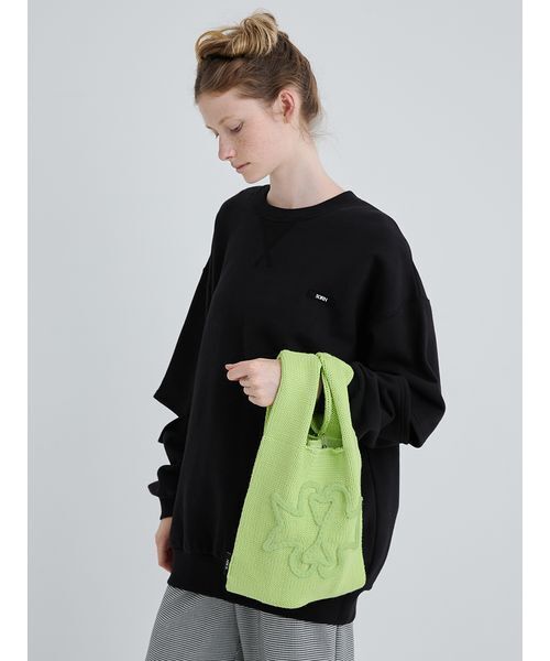 SORIN（ソリン　）の「SWAN Hand Stitch Tote Bag/スワンハンドステッチトートバッグ（トートバッグ・レディース・ライム/オフホワイト/ブラック・F）」の10枚目の写真