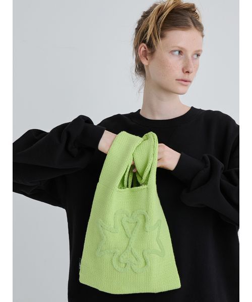 SORIN（ソリン　）の「SWAN Hand Stitch Tote Bag/スワンハンドステッチトートバッグ（トートバッグ・レディース・ライム/オフホワイト/ブラック・F）」の11枚目の写真