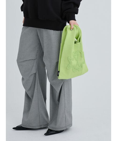 SORIN（ソリン　）の「SWAN Hand Stitch Tote Bag/スワンハンドステッチトートバッグ（トートバッグ・レディース・ライム/オフホワイト/ブラック・F）」の12枚目の写真