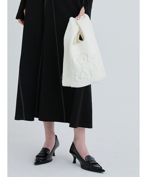 SORIN（ソリン　）の「SWAN Hand Stitch Tote Bag/スワンハンドステッチトートバッグ（トートバッグ・レディース・ライム/オフホワイト/ブラック・F）」の17枚目の写真
