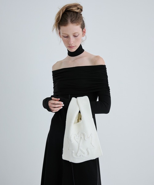 SORIN（ソリン　）の「SWAN Hand Stitch Tote Bag/スワンハンドステッチトートバッグ（トートバッグ・レディース・ライム/オフホワイト/ブラック・F）」の2枚目の写真