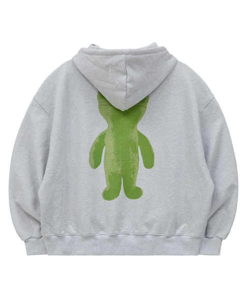 HOODHOOD（フッドフッド）の「エイリアングラフィックオーバーサイズフードパーカー メランジホワイト（パーカー・レディース・その他・1/2）」の5枚目の写真