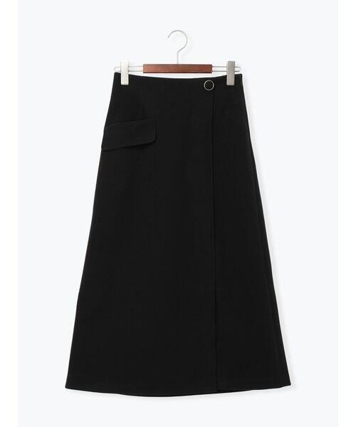 Te chichi（テチチ）の「メルトンジャージートラペーズスカート（スカート・レディース・ブラック/パープル/シルバーグレー・F）」の18枚目の写真