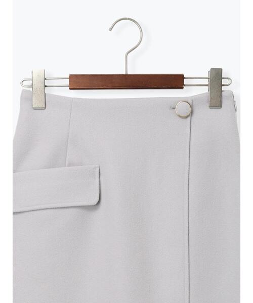 Te chichi（テチチ）の「メルトンジャージートラペーズスカート（スカート・レディース・ブラック/パープル/シルバーグレー・F）」の22枚目の写真