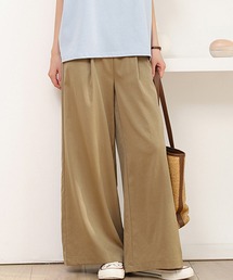 Cinderella（シンデレラ）の「ワイドパンツ ボトムス レディース パンツ  カジュアル おしゃれ きれいめ かわいい ゆったり 春 夏 秋 冬 オールシーズン シンプル 無地 デイリー ゴム ウエストゴム 大きいサイズ ゆったり（その他パンツ）」