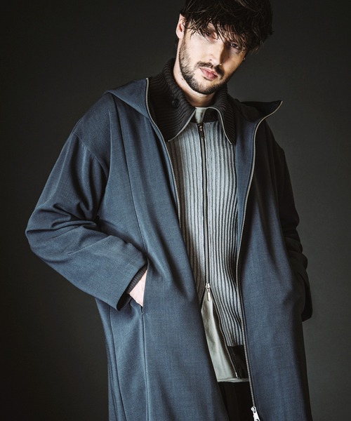 NO ID.(ノーアイディ)の「【NO ID.】Changing Hooded Coat / チェンジング フーデッド コート(モッズコート・メンズ・グレー/その他23/ブラック・ONE SIZE)」の3枚目の写真