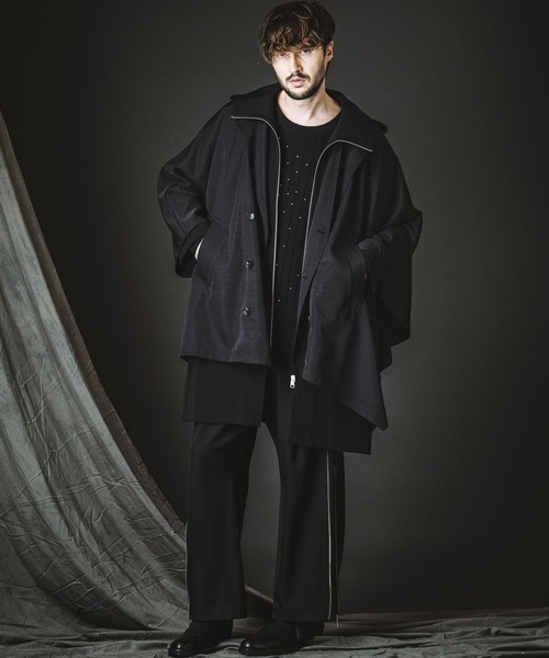 NO ID.(ノーアイディ)の「【NO ID.】Changing Hooded Coat / チェンジング フーデッド コート(モッズコート・メンズ・グレー/その他23/ブラック・ONE SIZE)」の6枚目の写真
