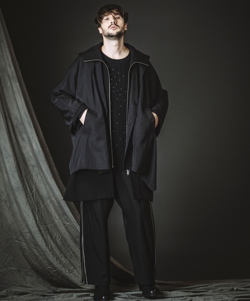 NO ID.(ノーアイディ)の「【NO ID.】Changing Hooded Coat / チェンジング フーデッド コート(モッズコート・メンズ・グレー/その他23/ブラック・ONE SIZE)」の7枚目の写真