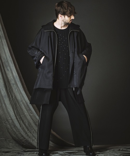 NO ID.(ノーアイディ)の「【NO ID.】Changing Hooded Coat / チェンジング フーデッド コート(モッズコート・メンズ・グレー/その他23/ブラック・ONE SIZE)」の8枚目の写真
