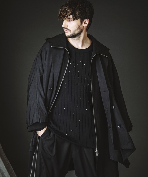 NO ID.(ノーアイディ)の「【NO ID.】Changing Hooded Coat / チェンジング フーデッド コート(モッズコート・メンズ・グレー/その他23/ブラック・ONE SIZE)」の4枚目の写真