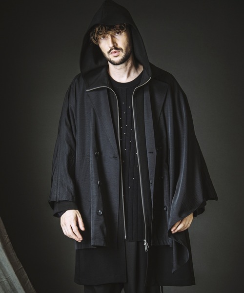 NO ID.(ノーアイディ)の「【NO ID.】Changing Hooded Coat / チェンジング フーデッド コート(モッズコート・メンズ・グレー/その他23/ブラック・ONE SIZE)」の11枚目の写真