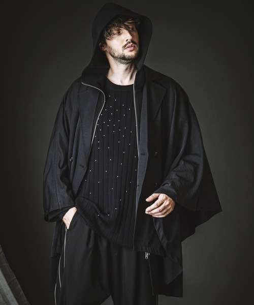 NO ID.(ノーアイディ)の「【NO ID.】Changing Hooded Coat / チェンジング フーデッド コート(モッズコート・メンズ・グレー/その他23/ブラック・ONE SIZE)」の14枚目の写真