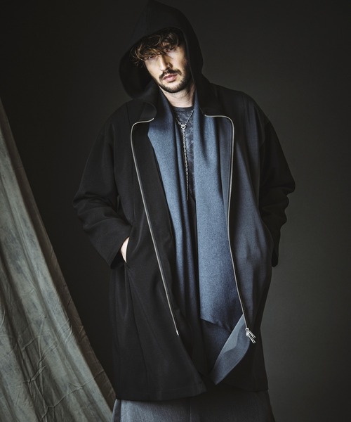 NO ID.(ノーアイディ)の「【NO ID.】Changing Hooded Coat / チェンジング フーデッド コート(モッズコート・メンズ・グレー/その他23/ブラック・ONE SIZE)」の20枚目の写真