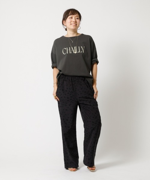 MICA&DEAL(マイカ&ディール)の「【MICA&DEAL /マイカアンドディール】Print dechine pants / プリントデシンパンツ / レオパードイージーパンツ(その他パンツ・レディース・ブラウン/チャコールグレー・フリー)」の3枚目の写真