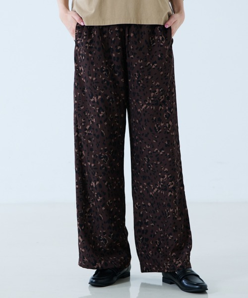 MICA&DEAL(マイカ&ディール)の「【MICA&DEAL /マイカアンドディール】Print dechine pants / プリントデシンパンツ / レオパードイージーパンツ(その他パンツ・レディース・ブラウン/チャコールグレー・フリー)」の11枚目の写真