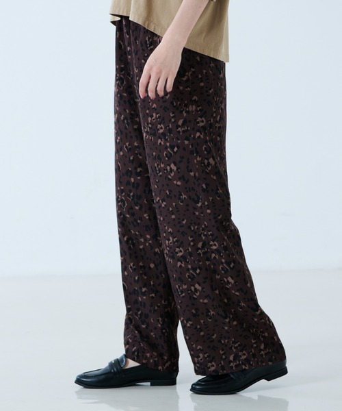 MICA&DEAL(マイカ&ディール)の「【MICA&DEAL /マイカアンドディール】Print dechine pants / プリントデシンパンツ / レオパードイージーパンツ(その他パンツ・レディース・ブラウン/チャコールグレー・フリー)」の12枚目の写真