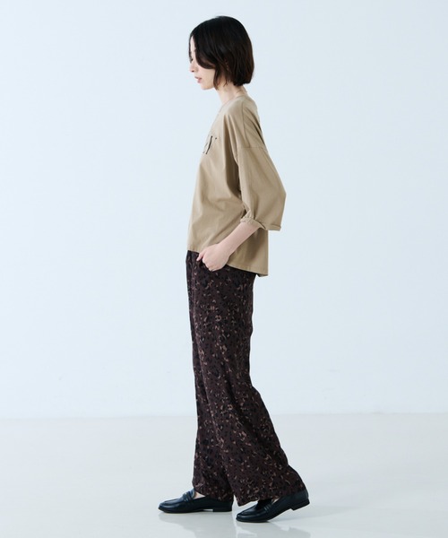 MICA&DEAL(マイカ&ディール)の「【MICA&DEAL /マイカアンドディール】Print dechine pants / プリントデシンパンツ / レオパードイージーパンツ(その他パンツ・レディース・ブラウン/チャコールグレー・フリー)」の10枚目の写真