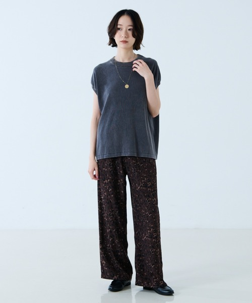 MICA&DEAL(マイカ&ディール)の「【MICA&DEAL /マイカアンドディール】Print dechine pants / プリントデシンパンツ / レオパードイージーパンツ(その他パンツ・レディース・ブラウン/チャコールグレー・フリー)」の18枚目の写真