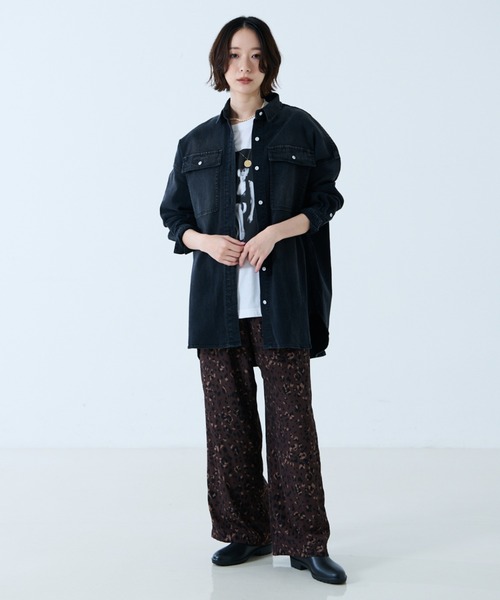 MICA&DEAL(マイカ&ディール)の「【MICA&DEAL /マイカアンドディール】Print dechine pants / プリントデシンパンツ / レオパードイージーパンツ(その他パンツ・レディース・ブラウン/チャコールグレー・フリー)」の19枚目の写真