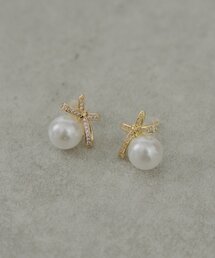 Chico | リボンパールピアス(ピアス（両耳用）)