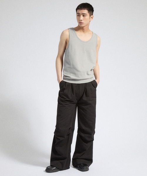 Parts Lab.（パーツラボ）の「【Parts Lab.】T/C Strech Rib Tank Top 