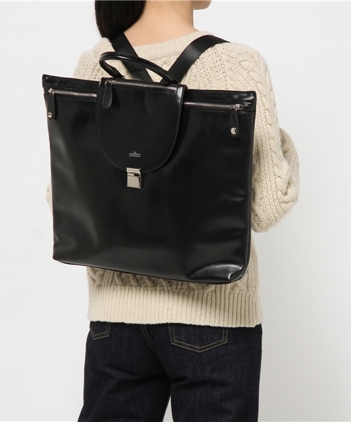 OUTLET（アウトレット）の「【WHO'S WHO gallery】SZfoidingitote（トートバッグ・レディース・ブラック/ホワイト・FREE）」の5枚目の写真