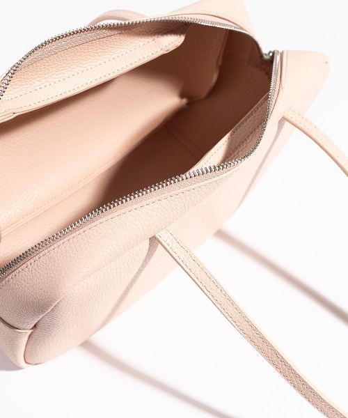 YAHKI(ヤーキ)の「YAHKI/ヤーキ HAND BAG ベーシック 床革 ハンドバッグ 2026年春夏(ハンドバッグ・レディース・ブラック/サンドベージュ/ライトピンク・FREE)」の7枚目の写真